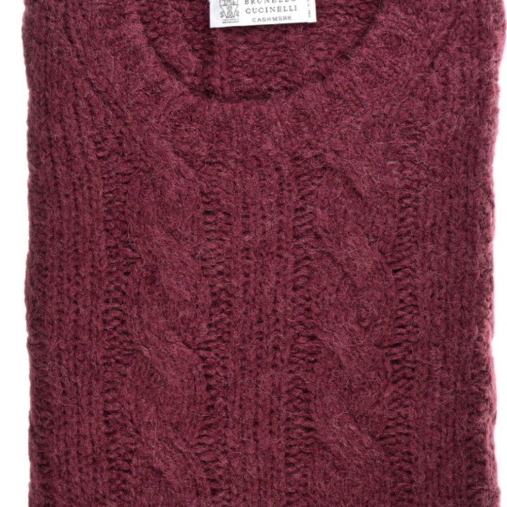 NWT Brunello Cucinelli Men’s Alpaca Sweater